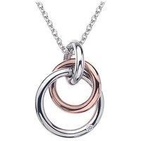 Hot Diamonds Silver & Rose Gold Plated Eternal Pendant DP373