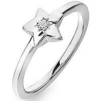 Hot Diamonds Star Ring M