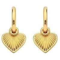 Hot Diamonds Hd X Jj Essence Heart Huggie Earrings