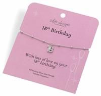 Hot Diamonds Silver Whisper 18 Birthday Sterling Silver Charm Bracelet | 925 Sterling Silver Charm Bracelet with Cubic Zirconia | Rhodium Plated Anti-Tarnish, Presented in a Luxury Gift Bag