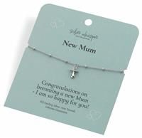 Hot Diamonds Sterling Silver New Mum Dummy Charm Bracelet