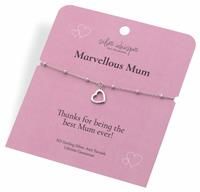 Hot Diamonds Sterling Silver Marvellous Mum Charm Bracelet