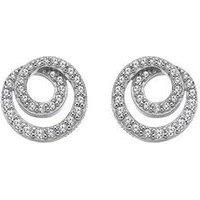 Hot Diamonds Shimmer Circle Earrings