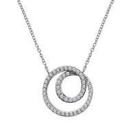 Hot Diamonds Shimmer Circle Necklace