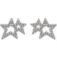 Hot Diamonds Shimmer Star Earrings