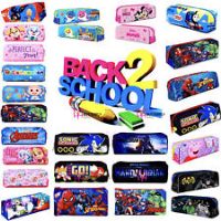 Kids Boys Girls Pencil Case LOL Avengers Spiderman Paw Skye Blaze Back 2 School