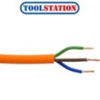 Pitacs 3 Core Flex Orange Cable (3183Y) 0.75mm2 x 25m Drum