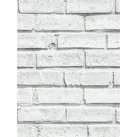 Arthouse White Brick Wallpaper