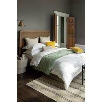 Christy 400TC King Size Duvet Cover Set | White | 100% Cotton | Silky Smooth and Soft Bed Linen | Luxury 400 Thread Count King Size Quilt Cover Set | Premium Hotel Quality Sateen Bedding Sets