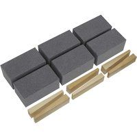 Sealey FGB60 50 x 50 x 100mm Floor Grinding Block 60Grit - Pack of 6