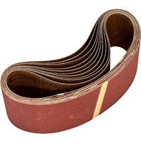 Sealey WSB5360 75 x 533mm Sanding Belt 60Grit - Pack of 10