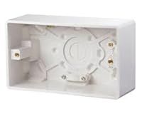 CLICK Mode CMA086 2 Gang 47mm Deep Pattress Box