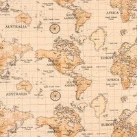 Maps PVC Brown