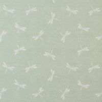 By the Metre Seafoam Dragonfly PVC