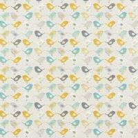 Ochre Scandi Birds PVC Ochre