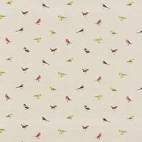 By the Metre Garden Birds Natural Oil Cloth