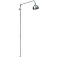 Nuie A3170 £ Traditional Bathroom Victorian Inspired Rigid Riser Shower Kit Including Swivel Spout, 1025mm x 100mm, Chrome, Set of 2 Pieces