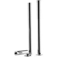 Hudson Reed Traditional Bath Legs with Adjustable Shrouds - Chrome
