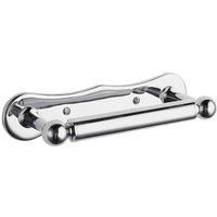 Old London Chrome Hudson Reed LH301 £ Traditional Bathroom Accessory Closed Toilet Roll Holder, 45mm x 190mm x 78mm