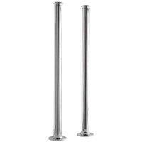 nuie Standpipes 660mmx40mm Freestanding Legs - Chrome, Silver
