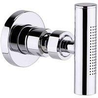 Hudson Reed A383 £ Modern Bathroom Round Body Jet with Swivel, 137mm x 70mm, Chrome