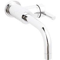 Hudson Reed Tec Single Lever Side Action Basin Mixer Tap Wall Mounted Chrome