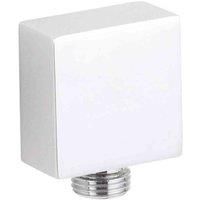 Nuie A3245 Shower Accessories Square Outlet Elbow, Chrome