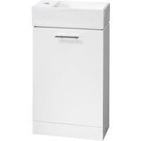 Nuie Mayford 480mm Free-standing Cloakroom Vanity 835mm H X 485mm W X 243mm D