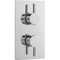 Home of Ultra Quest Concealed Thermostatic Twin Shower Valve with Square Plate.