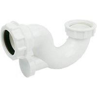 FloPlast TSB42 TSB42-Shallow Bath Trap-38MM (Cleaning Eye and 20MM Seal), White