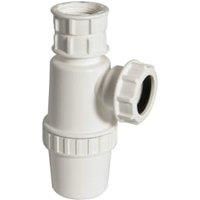 FloPlast Telescopic Bottle Trap White 32mm (TB37T)