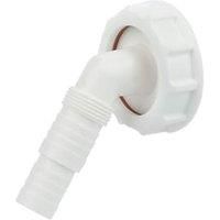 FloPlast THC41 Floplast 40mm Overflow & Hose Connector