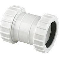 FloPlast Compression Universal flexible waste pipe (Dia)32mm White