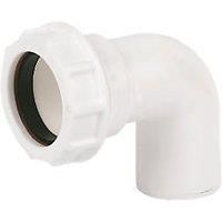 40 mm 90 deg COMPRESSION ELBOW CONNECTOR BY FLOPLAST  (Bin 4)