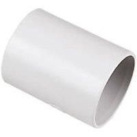 FloPlast Straight Couplers 32 x 32mm White 5 Pack (38660)