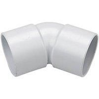 FloPlast Bends 135 White 40mm 5 Pack (35521)