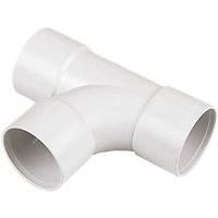 FloPlast Equal Tees White 40mm 3 Pack (99915)