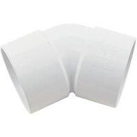 FLOPLAST Solvent White 135 Degree 50mm (56mm) Waste Bend