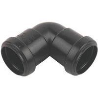 FloPlast 32mm 90 Deg PP Push-Fit Waste Bend