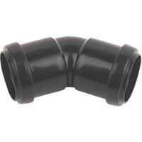 FloPlast 32mm 45 Deg PP Push-Fit Waste Bend