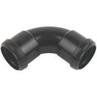 40MM WASTE - 1½" 87.5 ° SWEPT BEND PUSH FIT BLACK