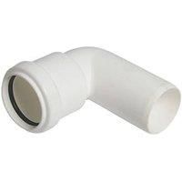 FloPlast Push-Fit Waste Fittings by Home Standard (White, 40mm Conversion Bend)