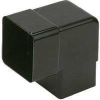 FloPlast Black Square 92.5 Offset Downpipe bend