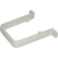 Floplast RCS1WH 65mm Square Downpipe - Pipe Clip - White