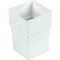 Floplast Square Downpipe Socket 65mm RSS1