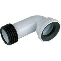 90 DEGREE PAN CONNECTOR | FLOPLAST | SP103 | WHITE | TOILET CONNECTOR