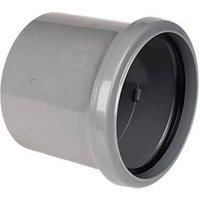 Floplast 110mm Soil Coupling Single Socket Grey SP124