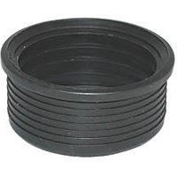 FloPlast Ring Seal Soil Boss adaptor (Dia)50mm Black