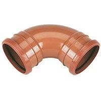 FLOPLAST Underground drain 110mm double socket 87.5' bend