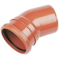 FLOPLAST Underground drain 110mm single socket 30' bend